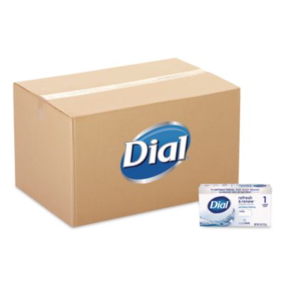 Deodorant Bar Soap, Iconic Dial Soap Scent, 4 oz, 36/Carton