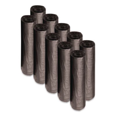 Boardwalk Low Density Repro Can Liners 45 gal 40" x 48" Black 100/Carton BWK527