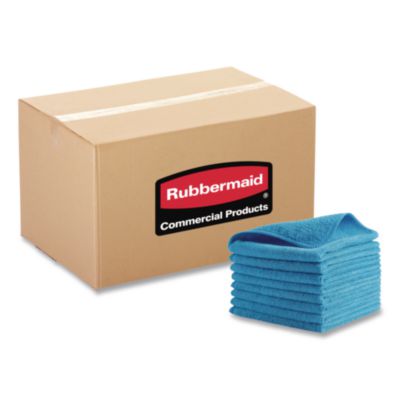 Microfiber Cleaning Cloths 16 x 16 Blue 24/Pack 1820583