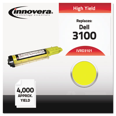 Compatible with 310-5729 (3100) Toner, 4000 Yield, Yellow