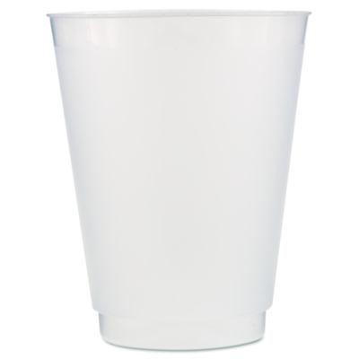 WNA Frost Flex™ Cups Front Flex Plastic Cups, 16 oz, Frosted, 25/Pack, 20 Packs/Carton