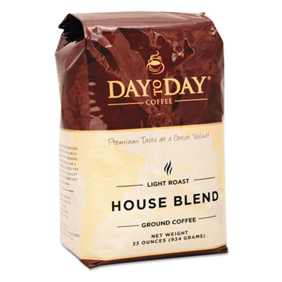 100% Pure Coffee, House Blend, Ground, 33oz Bag