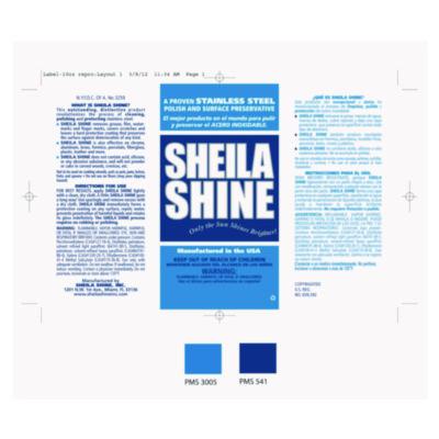 Sheila Shine Product Labels Product Labels, 6.75 x 4.25, Silver/White, 100/Pack
