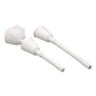 Impact® Cone Toilet Bowl Mop, 13" Handle, 5.5" Mop Head, White