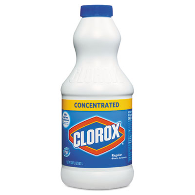 Concentrated Regular Bleach, 30oz Bottle, 12/Carton