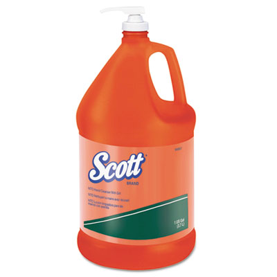 SCOTT NTO Hand Cleaner with Grit, Orange, 1 gal Bottle, 4/Carton