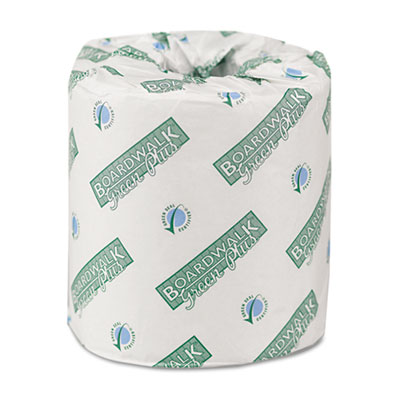 Boardwalk Green Plus Bathroom Tissue, 2-Ply, White, 500 Sheets,