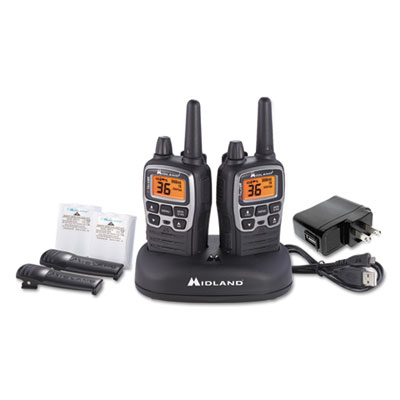 Midland® X-TALKER T71VP3 Two-Way Radio, 2 Radios, 2 W, 36 Channels