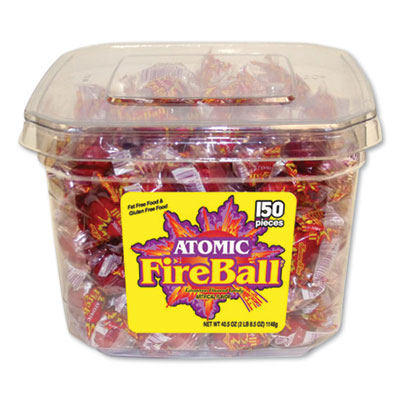 Atomic FireBall FER05205 Hard Candy, Cinnamon, 40.5 oz Tub (ACB24337189)