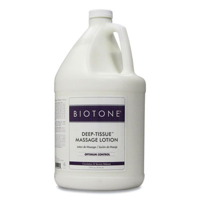 Biotone DTU1G Deep Tissue Massage Lotion, 1 gal Bottle, Unscented (BTN546360)
