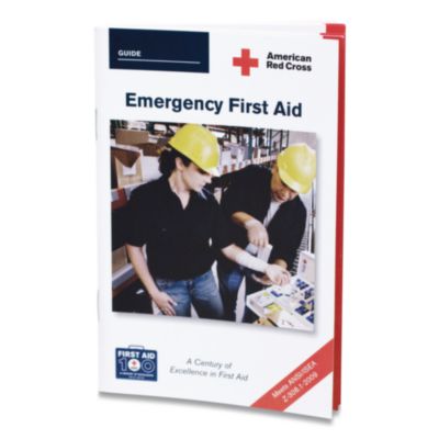 First Aid Only™ American Red Cross Emergency First Aid Guide American Red Cross Emergency First Aid Guide, 48 Pages