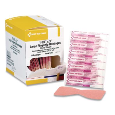 Heavy+Woven+Adhesive+Bandages+Fingertip+1.75+x+3+25%2fBox+G163