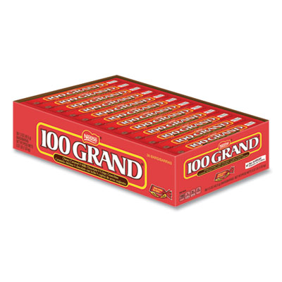 100 GRAND 11000599 Chocolate Candy Bars, Full Size, 1.5 oz, 36/Carton, Free Delivery in 1-4 Business Days (GRR20900160)