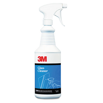 Fast-Drying Glass Cleaner w/o Ammonia, 32oz Spray Bottle