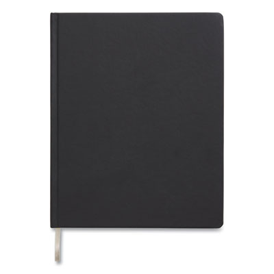 TRU RED™ Hardcover Business Journal Hardcover Business Journal, 1-Subject, Narrow Rule, Black Cover, (96) 10 x 8 Sheets