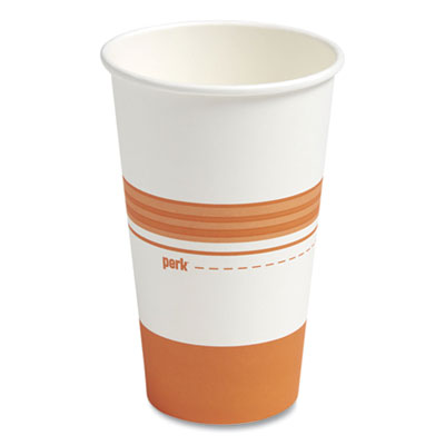 Perk™ Plastic Cold Cups Plastic Cold Cups, 16 oz, Clear, 50/Pack