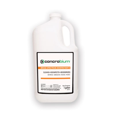 Concrobium 626001 Broad Spectrum Disinfectant Cleaner, Light Spice, 1 gal Bottle, 4/Carton (RST626001)