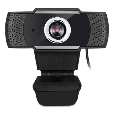 Adesso CYBERTRACKH4 CyberTrack H4 1080P HD USB Manual Focus Webcam with Microphone, 1920 Pixels x 1080 Pixels, 2.1 Mpixels, Black (ADECYBERTRACKH4)