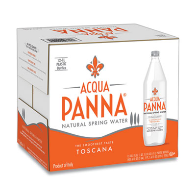 Acqua Panna 12280270 Natural Spring Water, 33.8 oz Bottle, 12/Pack (NLE24396902)