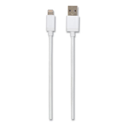 Braided+Apple+Lightning+Cable+to+USB-A+Cable+6+ft+White+NX54353CC