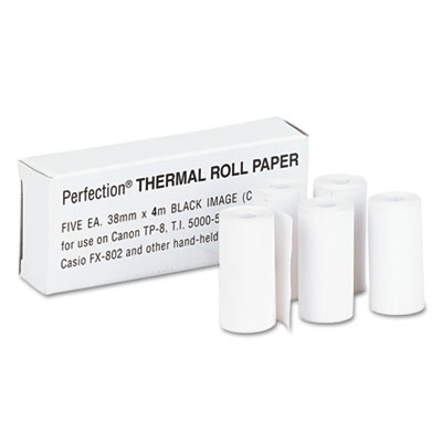 Thermal Calculator Rolls, 1-1/2" x 14 ft, White, 5/Pack Thermal Calculator Rolls, 1-1/2" x 14 ft, White, 5/Pack