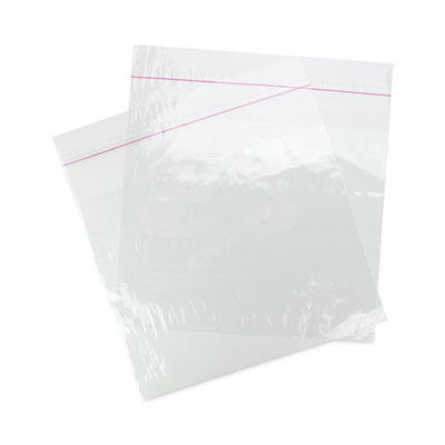Fantapak Sandwich Bags with Resealable Tape Closure Sandwich Bags with Resealable Tape Closure, 1.25 mil, 10" x 8", Clear, 1,000/Carton