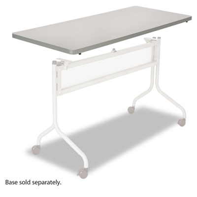 Impromptu Series Mobile Training Table Top Rectangular 48w x 24d Gray 2065GR