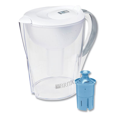 Pacifica Pitcher with Longlast+ Filter 0.63 gal White/Clear 36515