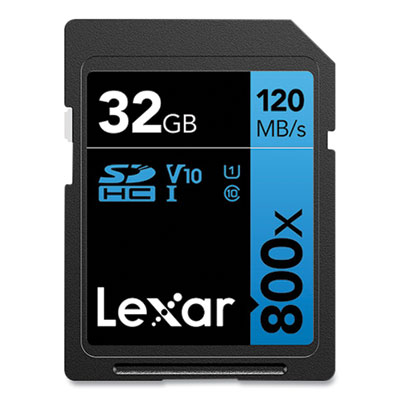 Lexar+BLUE+Series+32GB+Memory+Card%2c+UHS-I+U1+Class+10%2c+2-Pack+LSD80-32G-B2NNU