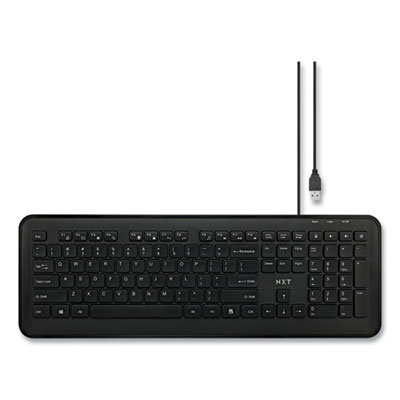 NXT Technologies™ Keyboard Keyboard, 108 Keys, Black
