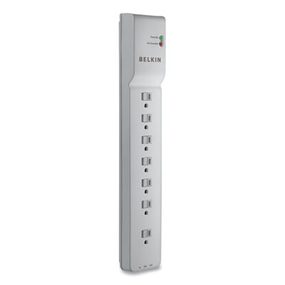 Belkin Home/Office Surge Protector 7 Outlets 12 ft Cord 2160 J White BE10720012