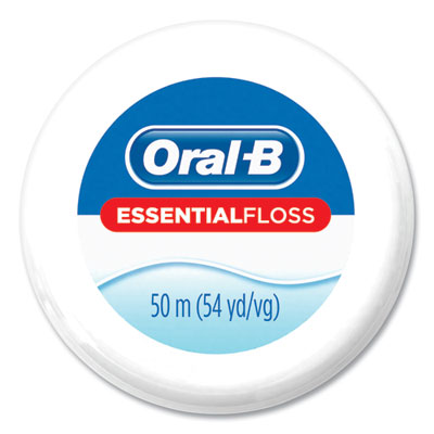 Oral-B® Essential Floss, 55 yd, Unscented, 24/Carton