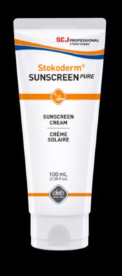 SC Johnson Professional® Stokoderm Sunscreen PURE, 100 mL Tube, Unscented, 12/Carton