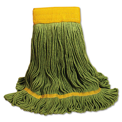 EcoMop Looped-End Mop Head, Recycled Fibers, Extra Large Size, G