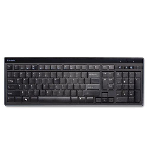 超薄标准键盘，104键，黑色/银色