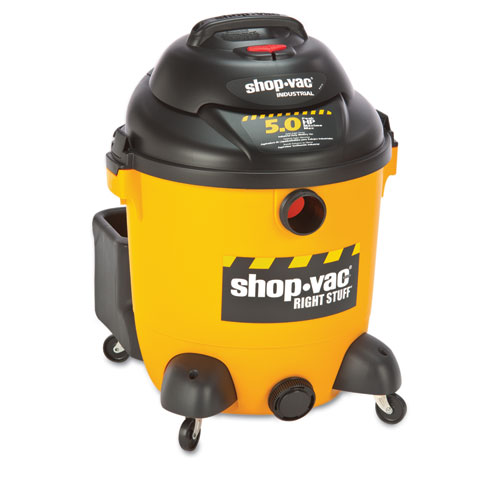 SHP9625110 12-Gallon Economical Wet\/Dry Vacuum 2.5Hp 23Lbs- Yellow\/Black