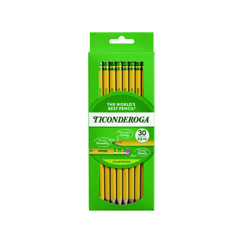 Pre-Sharpened+Pencil%2C+HB+%28%232%29%2C+Black+Lead%2C+Yellow+Barrel%2C+30%2FPack