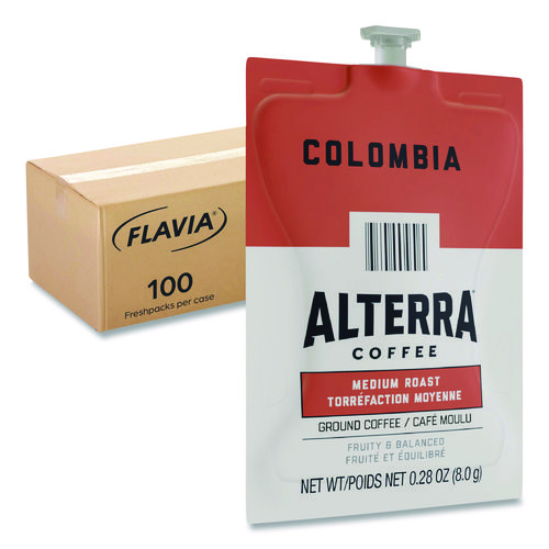 Alterra+Columbia+Coffee+Freshpack%2C+Columbia%2C+0.28+oz+Pouch%2C+100%2FCarton