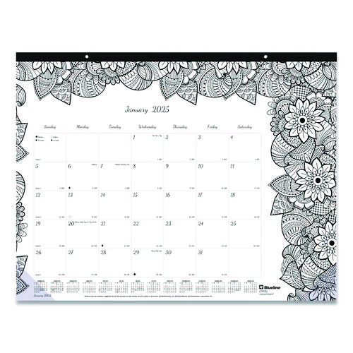 Monthly+Desk+Pad+Calendar%2C+DoodlePlan+Coloring+Pages%2C+22+x+17%2C+Black+Binding%2C+Clear+Corners%2C+12-Month+%28Jan+to+Dec%29%3A+2025