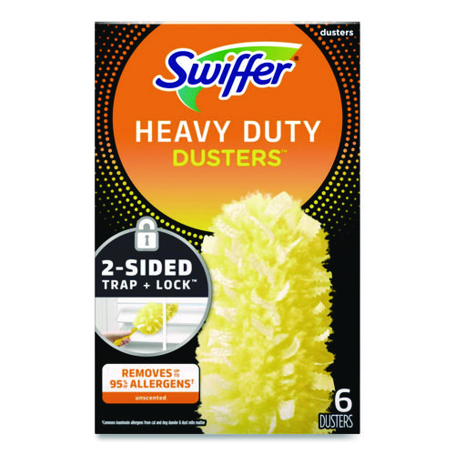 Heavy+Duty+Dusters+Refill%2C+Dust+Lock+Fiber%2C+Yellow%2C+6%2FBox%2C+4+Boxes%2FCarton