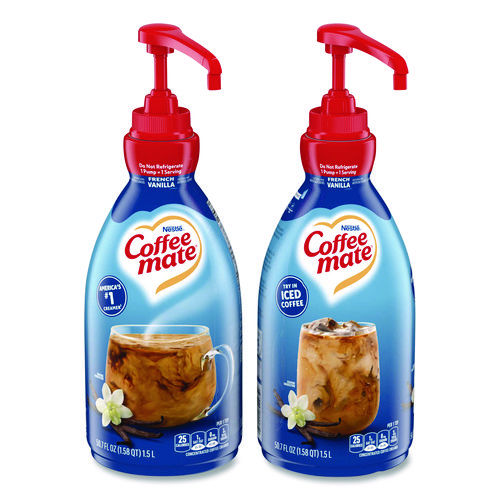 Liquid+Coffee+Creamer%2C+French+Vanilla%2C+1.5+L+Pump+Bottle%2C+2%2FCarton