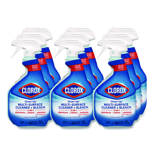 Clean-Up+Cleaner+%2B+Bleach%2C+32+oz+Spray+Bottle%2C+Rain+Clean+Scent%2C+9%2FCarton