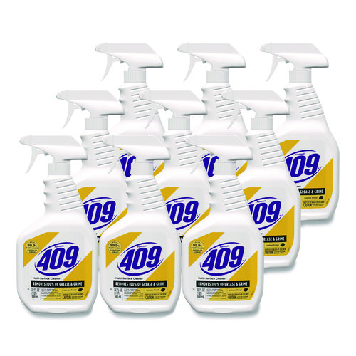 Multi-Surface+Cleaner%2C+Lemon%2C+32+oz+Spray+Bottle%2C+9%2FCarton