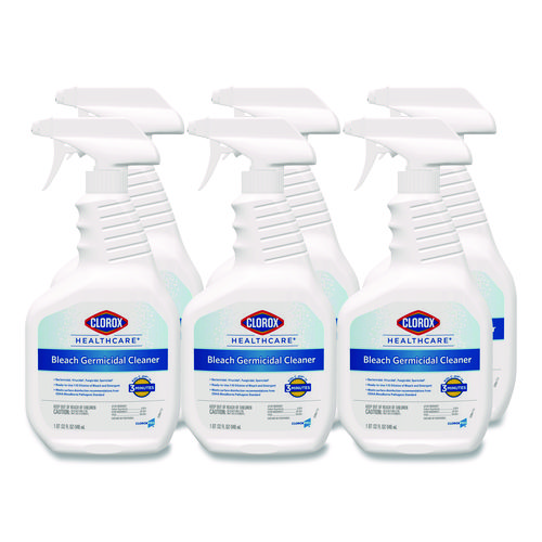 Bleach+Germicidal+Cleaner%2C+32+oz+Spray+Bottle%2C+6%2FCarton