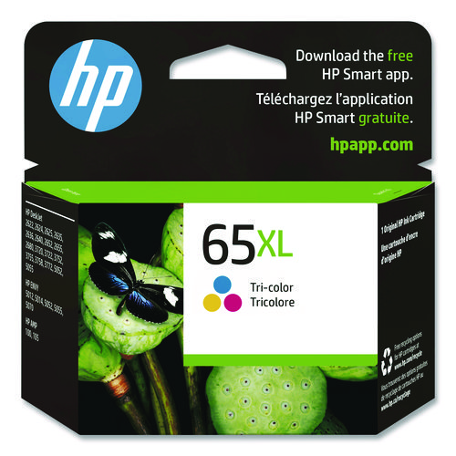 HP+65XL%2C+%28N9K03AN%29+High-Yield+Tri-Color+Original+Ink+Cartridge