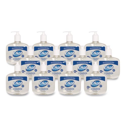 Antibacterial+Liquid+Hand+Soap+for+Sensitive+Skin%2C+Light+Floral+Scent%2C+16+oz%2C+12%2FCarton