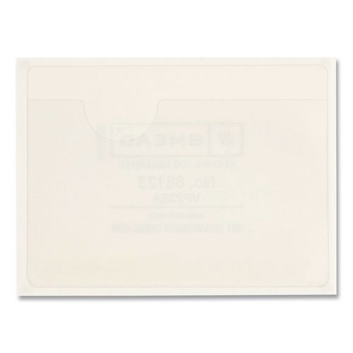 Self-Adhesive+Poly+Pockets%2C+Top+Load%2C+4.06+x+3%2C+Clear%2C+100%2FBox