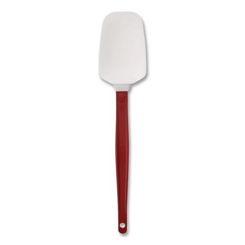 High+Heat+Scraper+Spoon%2C+Plastic%2C+13.5%22%2C+Red%2FWhite