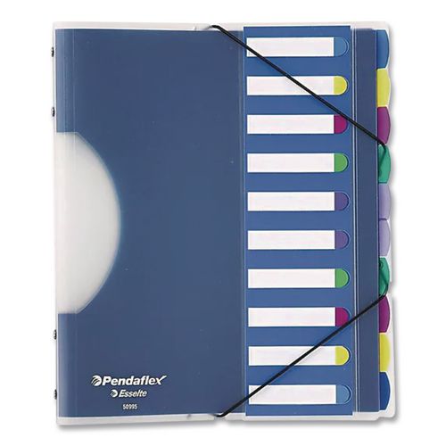 PileSmart+Project+Sorters%2C+0.75%22+Expansion%2C+10+Sections%2C+Elastic+Cord+Closure%2C+1%2F10-Cut+Tabs%2C+Letter+Size%2C+Blue