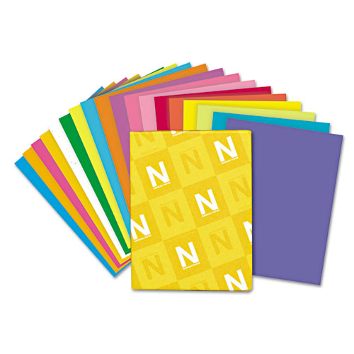 Neenah Paper 22861 Astrobrights Colored Card Stock, 65 lb., 81/2 x 11, Celestial Blue, 2